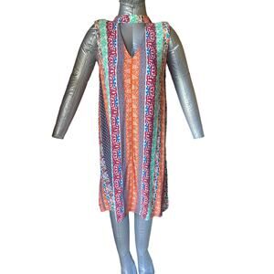 Umgee Boutique Peep Neck Bojo Dress Small